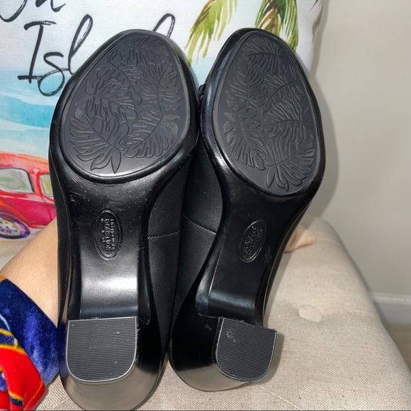 NISA by SOFT SHOE BY MEDICUS NWOB! Black Leather Shoes Size 8.5M - Picture 11 of 11